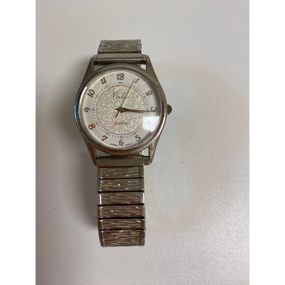 Nadia Watch Silver Band Not Working Quartz Japan - Picture 1 of 2